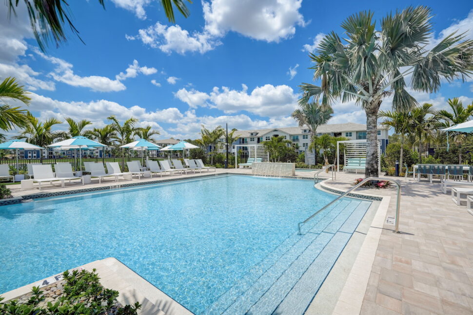 Heated Pool at Everly Naples Apts