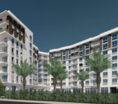 Exterior of The MARC luxury apartments in Palm Beach Gardens, FL