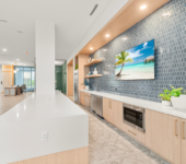 Demonstration Kitchen at The Marc Luxury Apartments in Palm Beach Gardens FL
