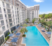 Resort Inspired Heated Pool at The Marc Luxury Apartments in Palm Beach Gardens FL