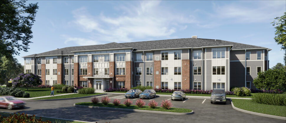 Exterior of Lexington Senior Apartments