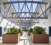 Las Palmas PSH Interior courtyard
